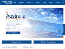 Tablet Screenshot of amphenol.com.au