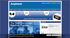 Desktop Screenshot of amphenol.co.uk