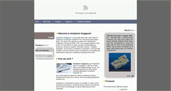 Desktop Screenshot of amphenol.com.sg