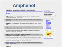 Tablet Screenshot of amphenol.com.hk